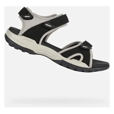 Black women's sandals Geox Borealis - Women's