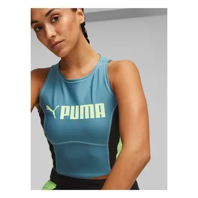 Puma Fit Eversculpt Blue Womens Sports Top - Women