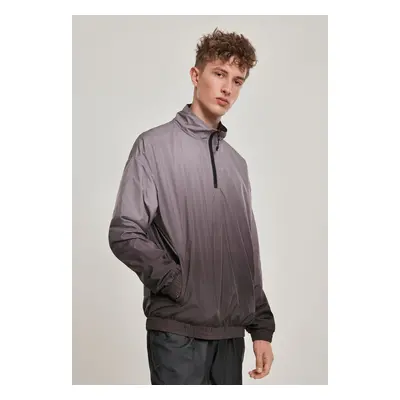 Gradient Pull Over Jacket Black/Grey