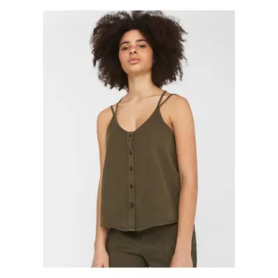 Khaki top with buttons Noisy May Maisie - Women