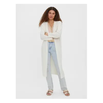 Cream long cardigan VERO MODA Uzuri - Women