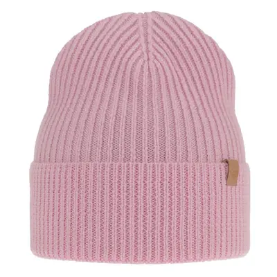 AGBO Woman's winter hat pink Isla 100% extra fine merino wool