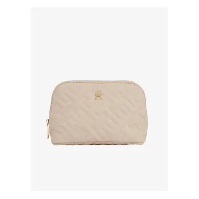 Beige Women's Patterned Cosmetic Bag Tommy Hilfiger - Women