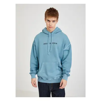 Blue Mens Hoodie Diesel - Men