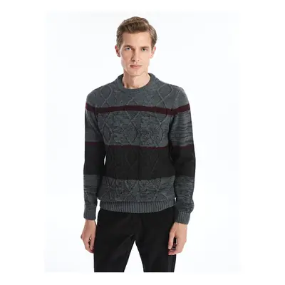 LC Waikiki Crew Neck Long Sleeve Men's Knitwear Sweater