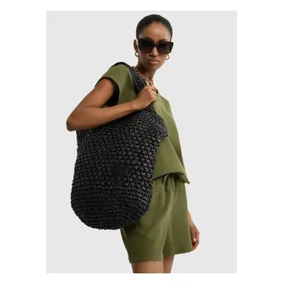 Big Star Knitted Handbag Black