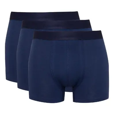 DEFACTO Men's Regular Fit Basic Plain 3-Pack Boxer