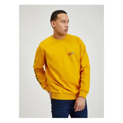 Men's Yellow Sweatshirt Diesel Girk - Men's