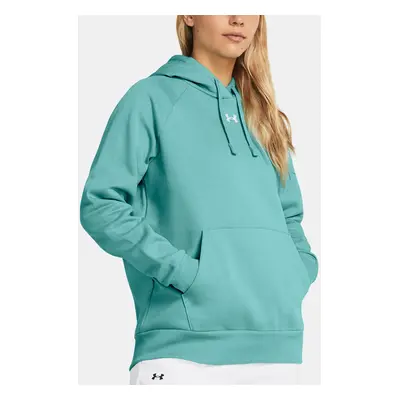 Under Armour Sweatshirt UA Rival Fleece Hoodie-GRN - Women