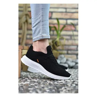 Riccon Black and White Men's Sneakers