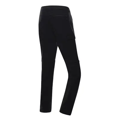 Men's pants with impregnation and detachable legs. ALPINE PRO NESC black