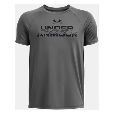 Under Armour Boys' T-shirt UA Tech Split Wordmark SS - Boys