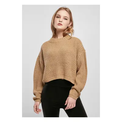 Women's wide oversize unionbeige sweater