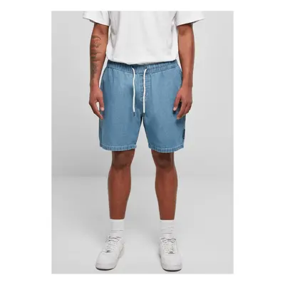 Southpole Denim Shorts in Mid Blue Washed