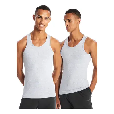 LC Waikiki Lcw U-Neck Combed Cotton Men's Undershirt, 2-pack