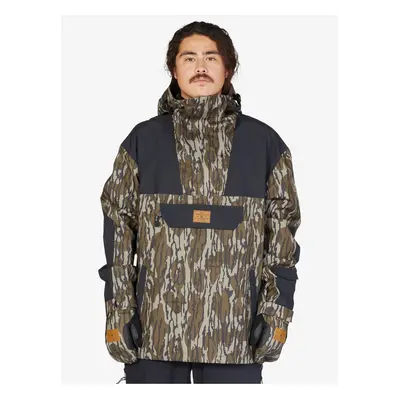 Khaki Men's Winter Patterned Anorak DC - Men