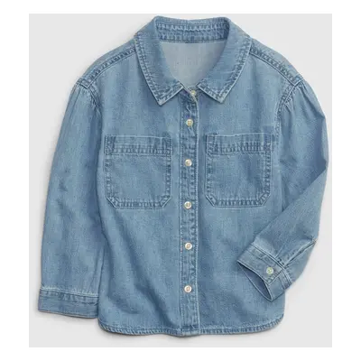 GAP Kids Denim Shirt Washwell - Girls