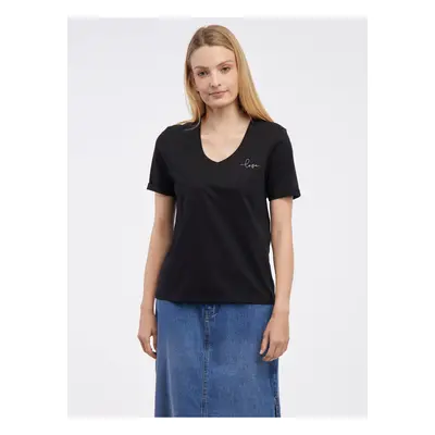 Black Women's T-Shirt Pieces Fawna - Women's