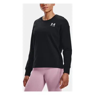 Under Armour Sweatshirt Rival Fleece Oversize Crew-BLK - Women