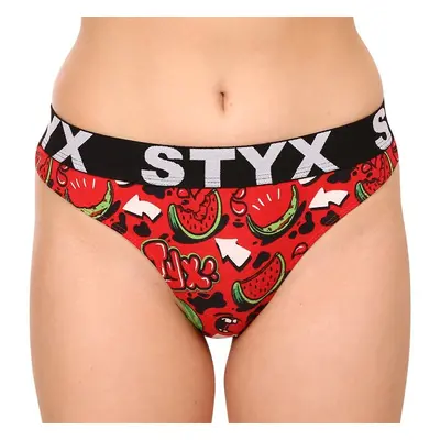 Women's thong Styx art sports rubber melons