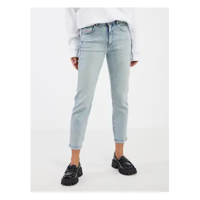 Light Blue Women's Skinny Fit Diesel Jeans - Women's