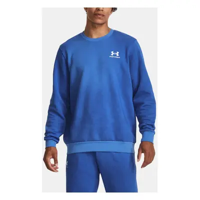 Under Armour Sweatshirt UA Essential Flc Novelty Crw-BLU - Men's