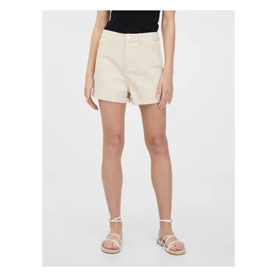 Orsay Beige Women's Denim Shorts - Women's