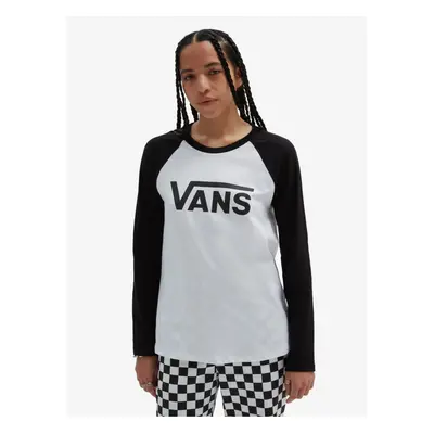 Black & White Women's Long Sleeve T-Shirt VANS Flying - Women