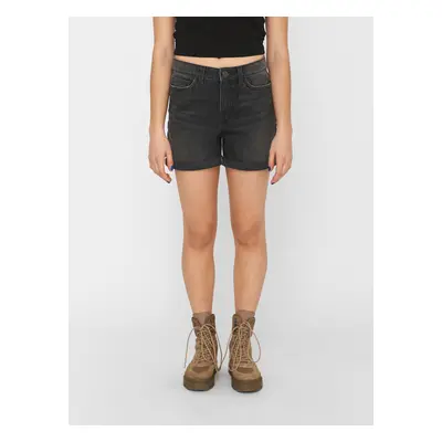 Noisy May Miley Grey Denim Shorts - Women