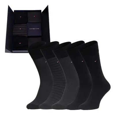 Férfi zokni Tommy Hilfiger Tommy_Hilfiger_5Pack_Socks_701220144_002_Black