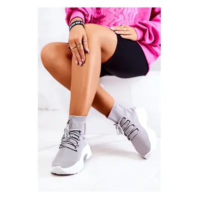 Women's Sports Socks Shoes Grey KeSports