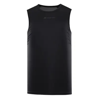 Men's quick-drying tank top ALPINE PRO MIXED black variant pa