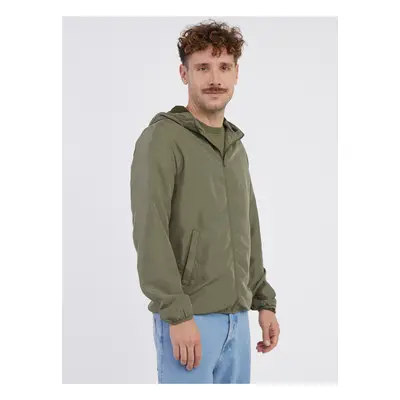 Khaki Mens Lightweight Hooded Jack & Jones Cali - Men