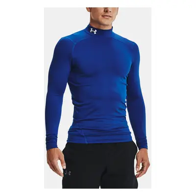 Under Armour T-Shirt UA CG Armour Comp Mock-BLU - Mens