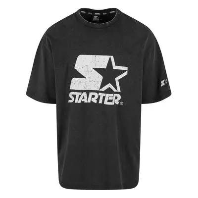 Men's T-shirt Starter Logo Oversize Acid black