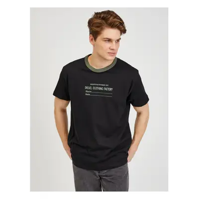 Black Men's T-Shirt Diesel - Men's