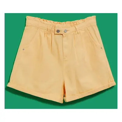 WOMEN'S SHORTS L-SH-4002 VANILLA