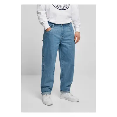 Men's Embroidery Jeans Blue