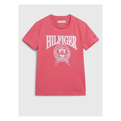 Pink Girls' T-Shirt Tommy Hilfiger - Girls