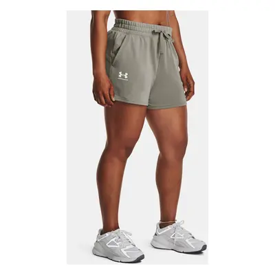 Under Armour Shorts UA Rival Terry Short-GRN - Women