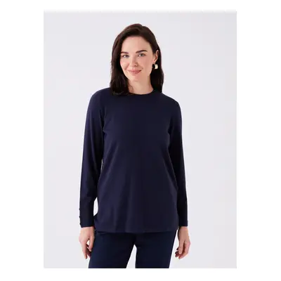 LC Waikiki Crew Neck Plain Long Sleeve Women's Knitwear Sweater