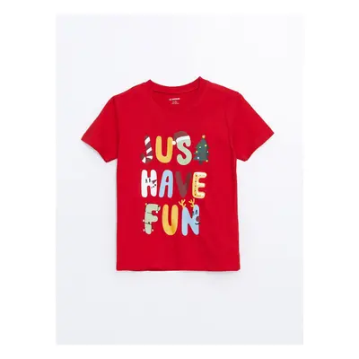 LC Waikiki Crew Neck Printed Baby Boy T-Shirt