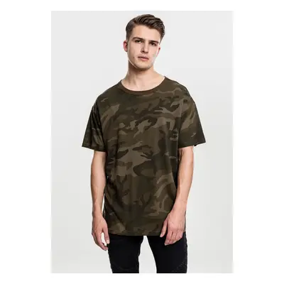 Camo Oversized Tee Olive Camo