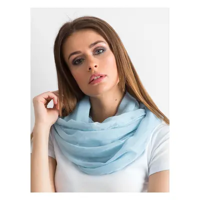 Light blue scarf with rhinestones