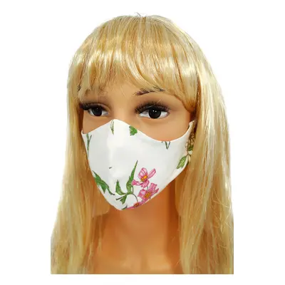 Cotton mask with Numoco flower print