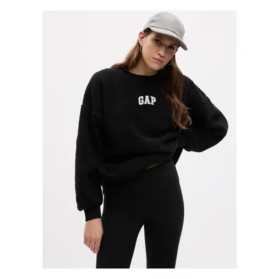 GAP Plush Sweatshirt with Logo - Women