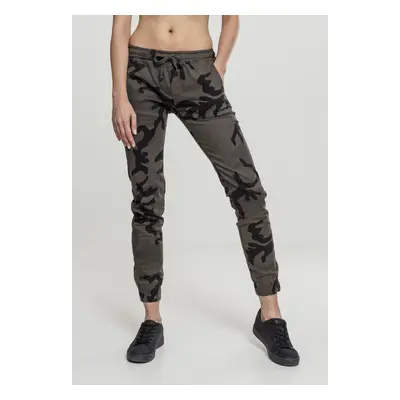 Women's Camo Jogging Pants Dark Camo