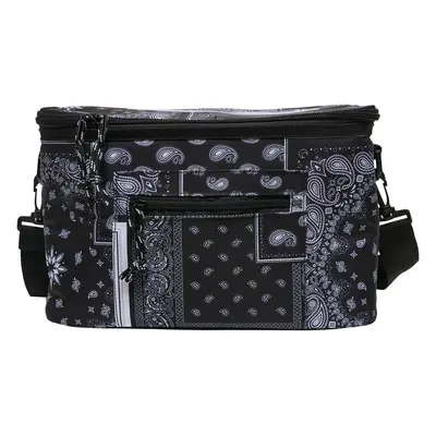 Bandana Patchwork Print Cooler Bag Black/white