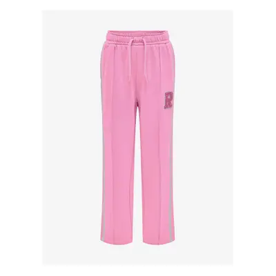 Pink girly sweatpants ONLY Selina - Girls