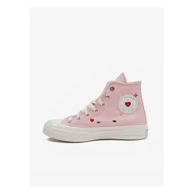 Pink women's ankle sneakers Converse Chuck Y2K Heart - Women's